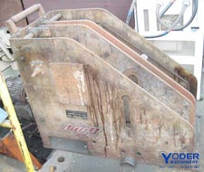 2000 lb. Littell #C20-12, non-powered coil cradle, 12" width, 48" coil diameter, 1962, #56934