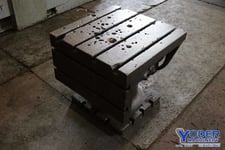Carlton, universal box drill table, 24 x 24 x 23, table tilts, cast construction, #73088