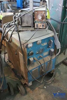 Hobart #RC-250, 250 amps, 230/460 V., Hobart 4 roll feeder, gun, #52800