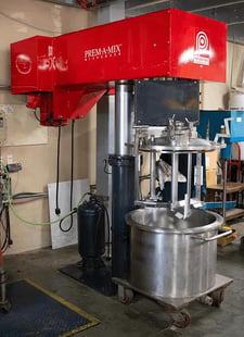 Premier #Prema-Mix, 40 gallon dual shaft mixer, Stainless Steel, vacuum, unused/never installed