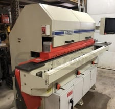Unique #4512, Shape and Sand Automatic Shaper, 1-1/4" Mandrel, 5" Stack H, 90 PSI - 2 CFM, (1) 10 HP and (2)