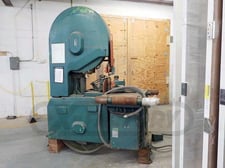 Image for Robinson #EF/T, Vertical Resaw Band Saw, 36" diameter wheels, 4" max band width, 100 FPM