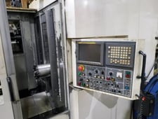 Daewoo Doosan #DHP-4000, CNC horizontal machining center, 60 automatic tool changer, 23.6" X, 22" Y, 23.6" Z