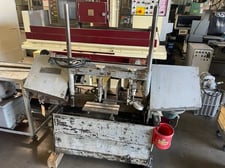9" x 17" W.F. Wells #W-9, Dual Column Horizontal Band Saw, 70-380 FPM, 1" x 0.035" x 11' 6" blade