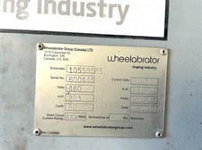 Wheelabrator Skew Roll, dual line, 4-blast wheel, full machine w/dust collector, used for sucker rod, great