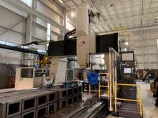 Cincinnati #U5-1500, 5-Axis gantry mill, Siemens Sinumerik 840D, 1178" X Travel, 144" Y Travel, 60" Z, 63
