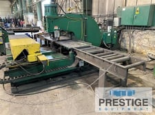 175 Ton, Controlled Automation #2AT-175, CNC plate punch, 30" x60" travel, 1-1/2" plate thickness, 8" x 8"