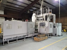 Okuma #MCV-A2, OSP-P200M CNC control, 60" x 162" table, 78" Y-travel, 50 taper, 4000 rpm, 72 tool stations