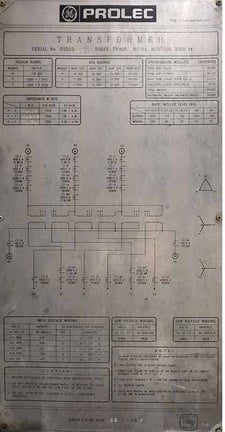 15000/20000 kVA, 138000 DELTA Primary, 4360/2515 WYE Secondary, GE PROLEC Substation