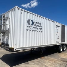 1000 KW Cummins #1000DQFAD, portable diesel generator, 277/480 Volts, Tier 2,2000 hours, 2012