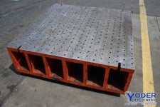 53-1/2" x 54" x 1-3/4", Drilled & tapped plate, #76525