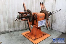 6000 lb. Max Roll #60, double end coil reel, 18" width, 16"-21" ID, 60" outside dimensions, 11 keepers, #68535