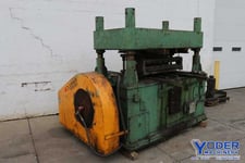 125 Ton, B & K #6CTL-103E, 4-post cut-off press, 2 stroke, 18" Shut Height, 3" adj., air clutch, #73626