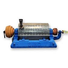 18" x 28" Bird #18x28, Horizontal Solid Bowl Decanter Centrifuge, 3000 RPM, 140:1 ratio