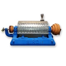 18" x 28" Bird #18x28, Horizontal Solid Bowl Decanter Centrifuge, 3000 RPM, 140:1 ratio