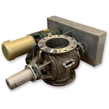 10" Flotronics, Stainless Steel Rotary Airlock Feeder Valve, 3 HP, 16.5" line H, 230/460 V, 14 RPM