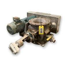 10" Flotronics, Stainless Steel Rotary Airlock Feeder Valve, 3 HP, 16.5" line H, 230/460 V, 20 RPM