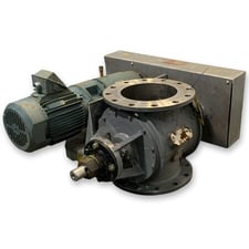 10" Flotronics, Stainless Steel Rotary Airlock Feeder Valve, 3 HP, 16.5" line H, 230/460 V