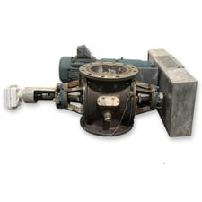 10" Flotronics, Stainless Steel Rotary Airlock Feeder Valve, 3 HP, 16.5" line H, 230/460 V