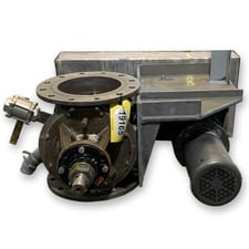 10" Flo-tronics, Rotary Airlock Feeder Stainless Steel Valve, 3 HP, 16.5" line H, 208-230/460 V, 13.5 RPM