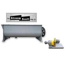 300 cu.ft. Strong Scott #HM-300, Double Ribbon Blender Mixer, 40 HP, 5' width x 15'-2" L x 5'-5" D chamber