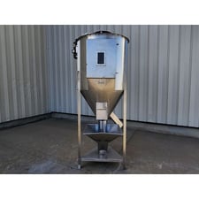 35 cu.ft. American Extrusion International, Stainless Steel Vertical Screw Mixer, 3 HP, 5.5" auger, 36" side