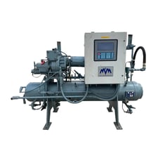 125 HP Howden #XRV127-R3, Rotary Screw Compressor Package, 460 V, M & M Control Panel