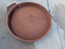 48" Carbon Steel round screener bottom deck