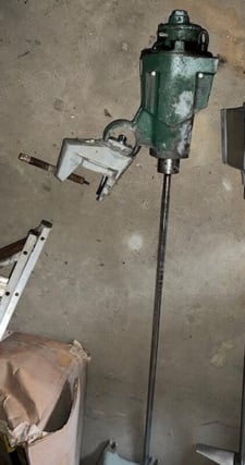 Clamp-on Air Mixer, 39" L x 3/4" diameter shaft, 54" overall L