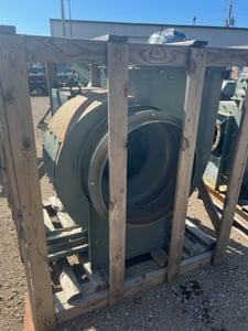 5600 cfm @ 2.5 S.P., Loren Cook Company #225-CPS, Blower, 5 HP, 23" inlet, 25" x 17" outlet