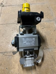 Max-Air Technology #UT21-4DAD31, Pneumatic Actuator w/ 1" Valve, 150 psi