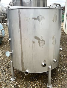 400 gallon Stainless Steel Tank, 4' diameter x 4' T/T