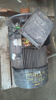 100 HP 1788 RPM Siemens, Frame 250M, TEFC, with D flange, 460 Volts