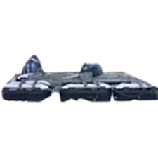 100 HP WEG #1018EP3E405TC, Pond Aerator from an Aeration Float System, 208-230/460 V, 1775 RPM