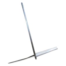 Stainless Steel Agitator, 2" diameter x 58-1/4" L shaft, 61" diameter x 5" width blade