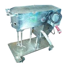 2 HP Stainless Steel Double-Action Shear Mixer, 206-230/460 V, 1725 RPM, 1150/354 RPM propeller, 24" diameter
