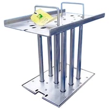 Magnetics Plate and Tube Trap, (8) 1" diameter x 13-1/2" H magnetic fingers