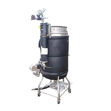 60 gallon Paul Mueller Co. #60Gal-" F", Insulated and Jacketed Stainless Steel Tank, 21-1/2" x 38" L inside