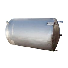 40 gallon Stainless Steel Concentrated Heater Vertical Tank, 1" diameter S-line, 1-1/2" & 3" diameter Port