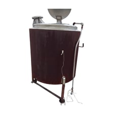 310 gallon Will Will Flow, Stainless Steel Tank, 60 psi @ 300 F jacket