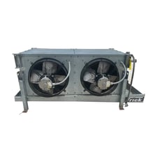 2 Fans, Frick SCS-263SH-RH3, Ammonia Evaporator Coil - 5 TR, Low/Medium Temperature, 0.33 HP, 6248 CFM, 600