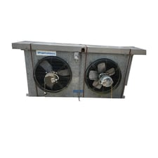2 Fans, Imeco #USB-35L-264H, Ammonia Evaporator Coil - 8 TR, Low/Medium Temperature, 0.5 HP, 10618 CFM, 518