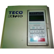 10 HP TECO-Westinghouse, MA7200-2010-N1, Electronic Variable Speed Frequency Drive, 200-240 Volts input.