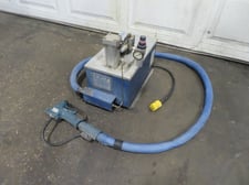 Nordson #HM-X, hot glue with hose & nozzle, serial #A7H1873, 230 V., 6 amps