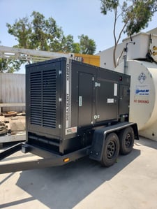 72 KW Tecnogen #G80 Mega Silent Trailer Mounted, Tier 4,120/240/208/277/480 Volts, 5397 hours, 2019, $44k