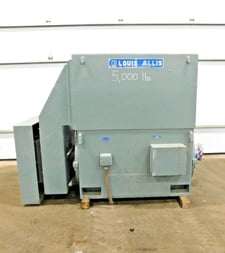 600/250 HP 1755/1180 RPM Louis Allis-Chalmers Armor Line motor, Fr, 72100S, 4160 Volts, rebuilt