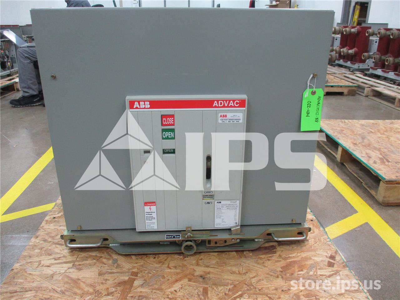 1200 Amps ABB Advac Aa3k1777xx10000 Model 3 (advac Model 3) 125 Volts DC Control
