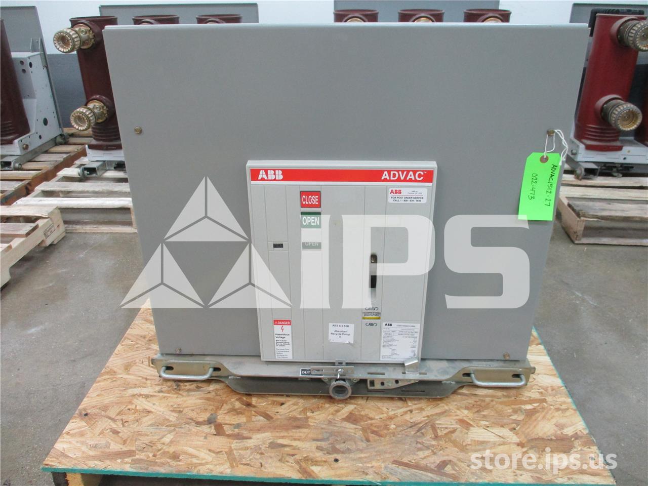 1200 Amps ABB Advac Aa3k1777xx1000p Model 3 (advac Model 3) 125 Volts DC Control