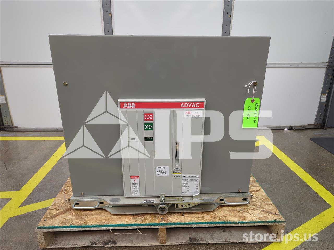 1200 Amps ABB Advac Aa3k1777xx1000p Model 3 (advac Model 3) 125 Volts DC Control