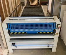 Soest #DRM-2-1 1300, Glue Spreader and Outfeed Conveyor, 51" width, 1/16-3.96" working thickness, 11.8" min.